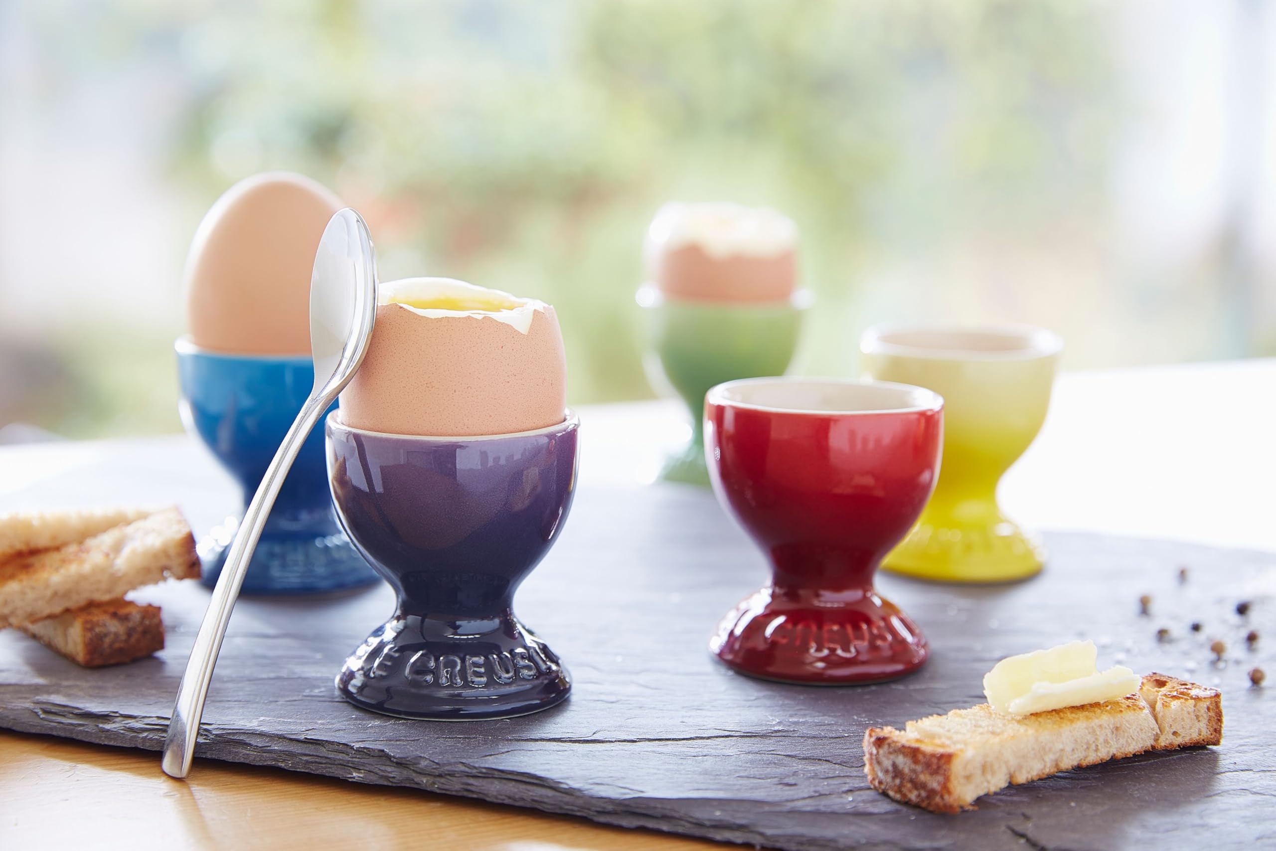Amazon.com: Le Creuset Stoneware Egg Cup, 2